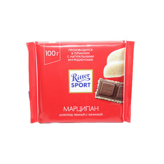 Риттер спорт шоколад марципан 100 гр